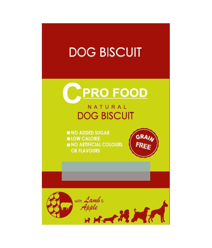 C PRO FOOD - DOG BISCUIT - LAMB & APPEL - 400 G